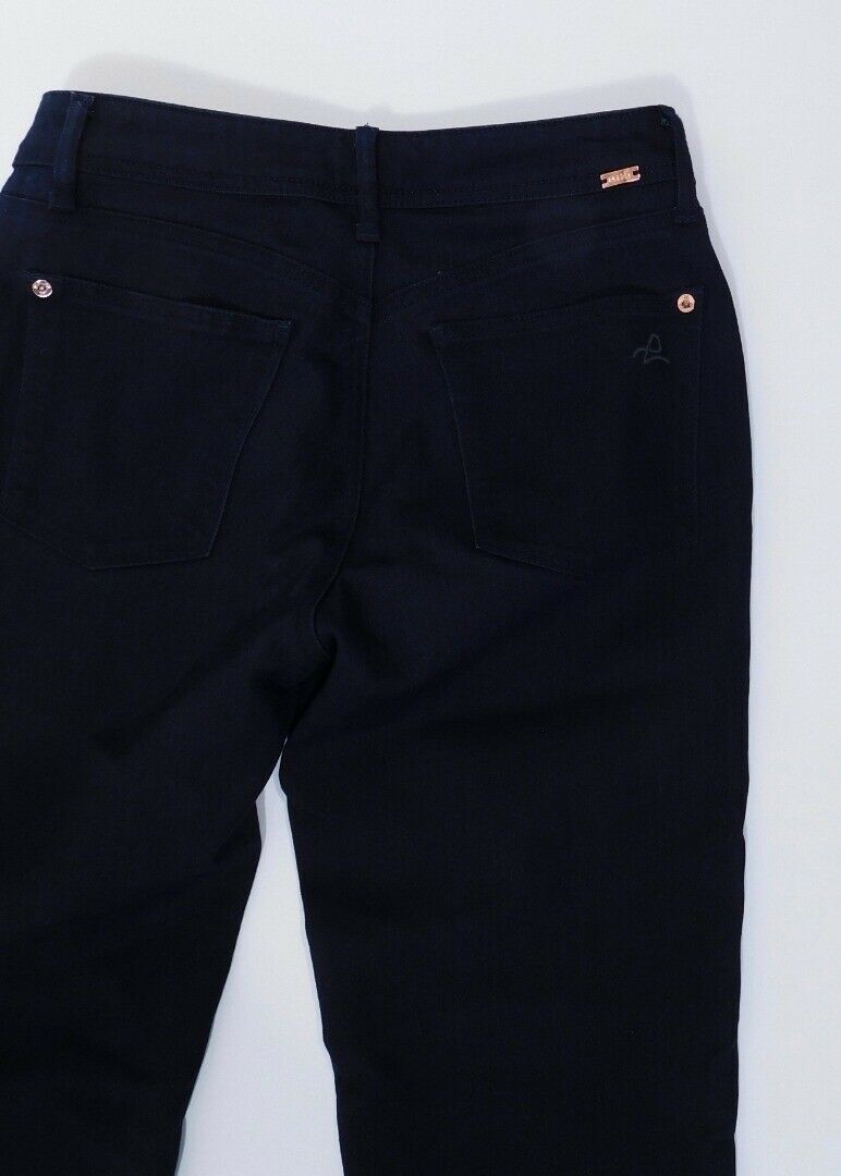 DL1961 Women's Dark Wash Bardot High Rise Cropped Flatiron Jean Sz 27 - Image 5