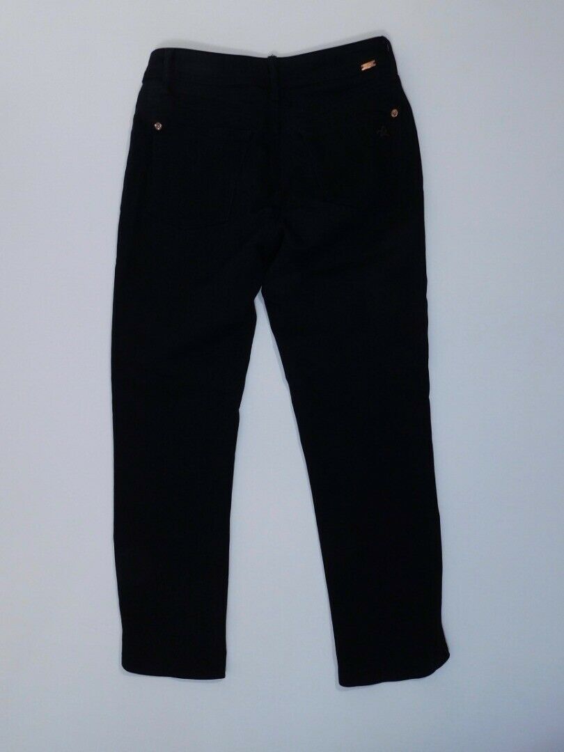 DL1961 Women's Dark Wash Bardot High Rise Cropped Flatiron Jean Sz 27 - Image 7