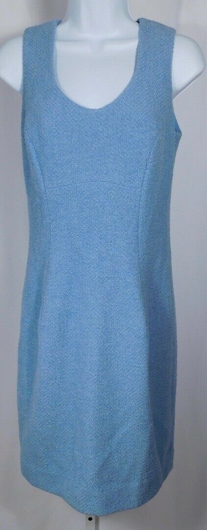 ETCETERA Women's Blue Sleeveless Sheath Dress & Jacket Sz 2 - Image 2