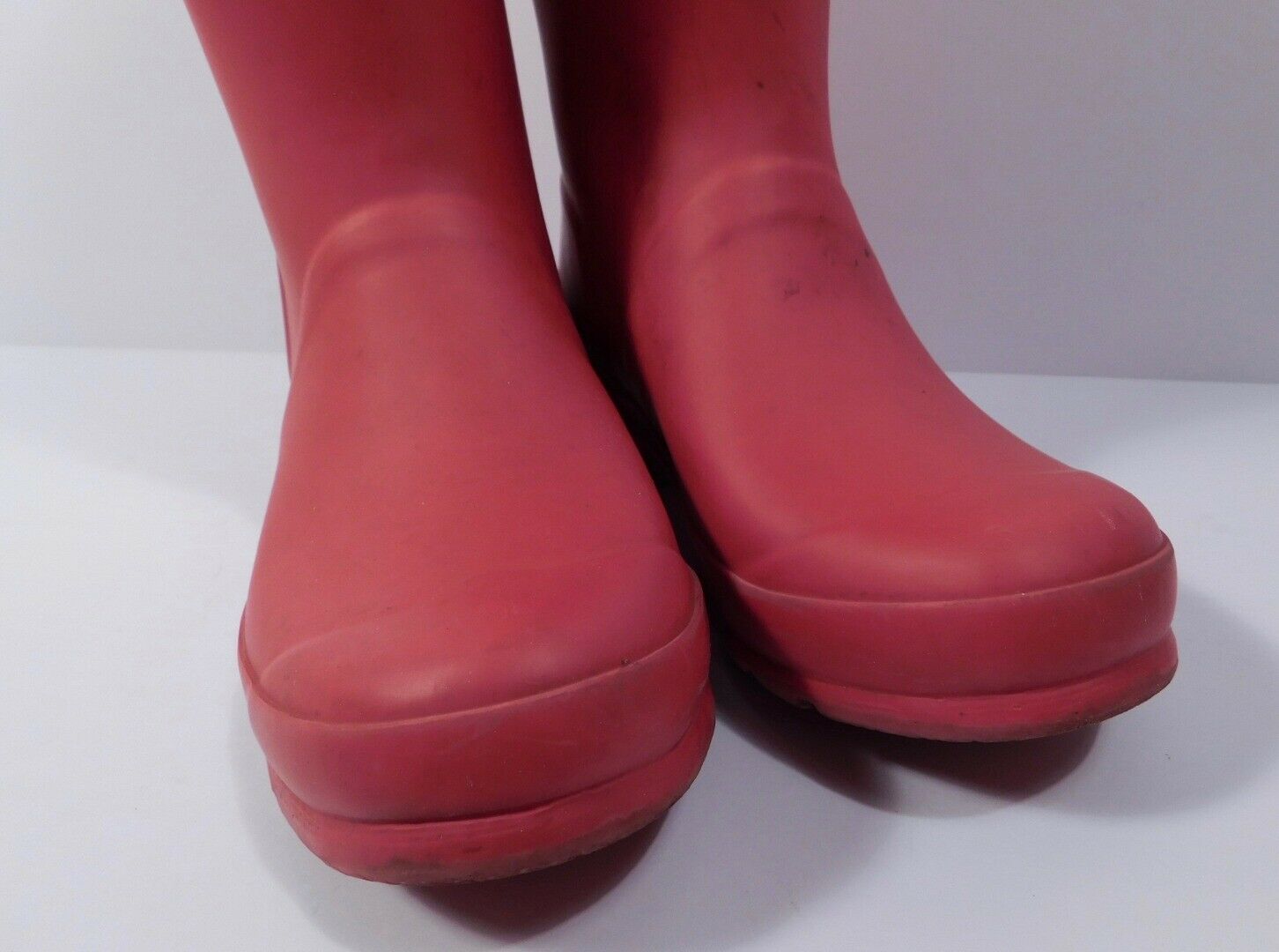 HUNTER Boots Kids Bright Pink Rain Boot Sz G3 B2 - Image 6