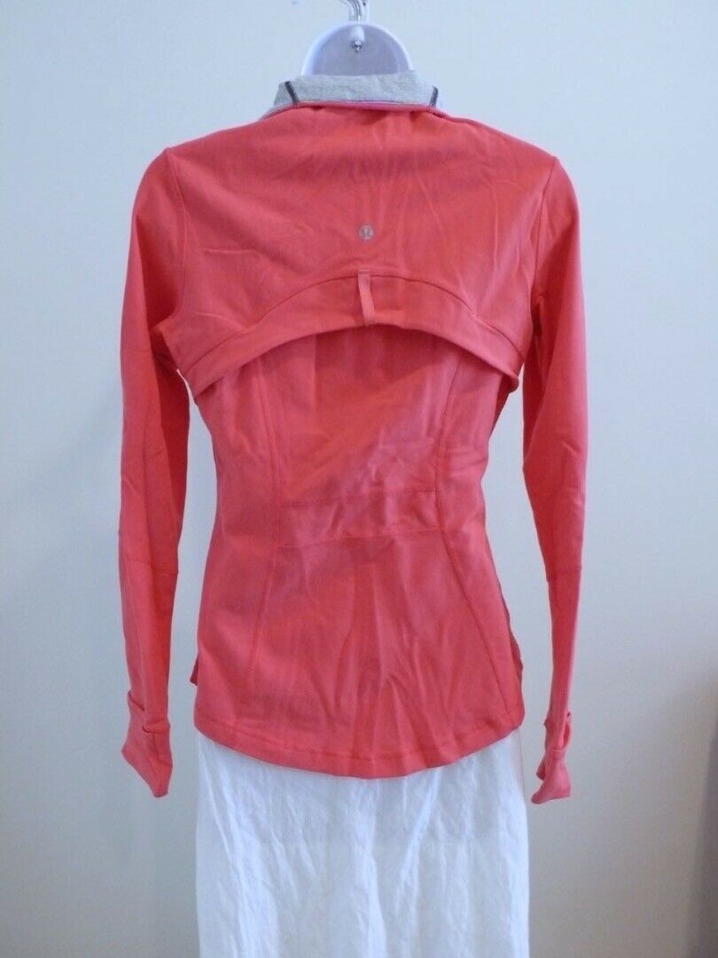 LULULEMON Woman's Coral Full Zip Jacket Sz 8 - Image 7