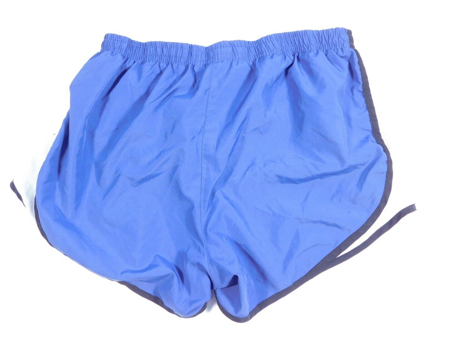 NIKE Women's Dri-Fit Blue W Black Trim White Accent Running Short Sz M - Image 4