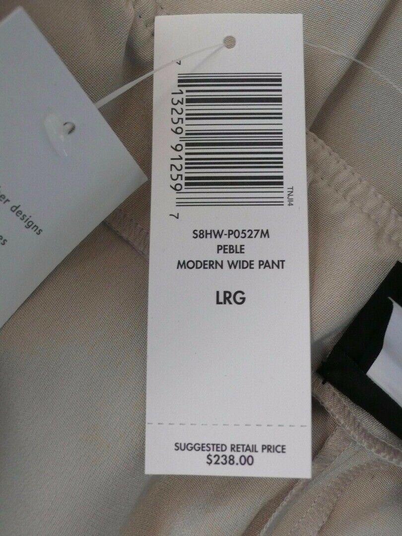 EILEEN FISHER NWT Women's Pebble Modern Wide Leg Silk Pant Sz L ($238) - Image 7