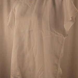 PAUL & JOE MADE IN FRANCE Women's White Short Sleeve Blouse Sz 2
