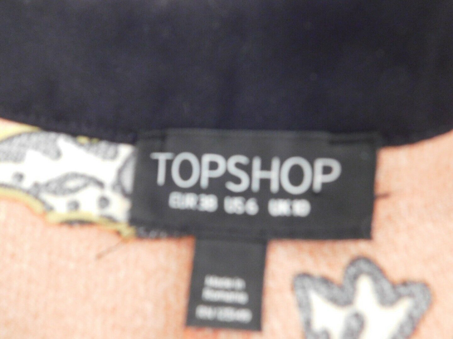 TOPSHOP Women's Multi Floral Print Pleat Front Cuffed Short Sz 6 - Image 6