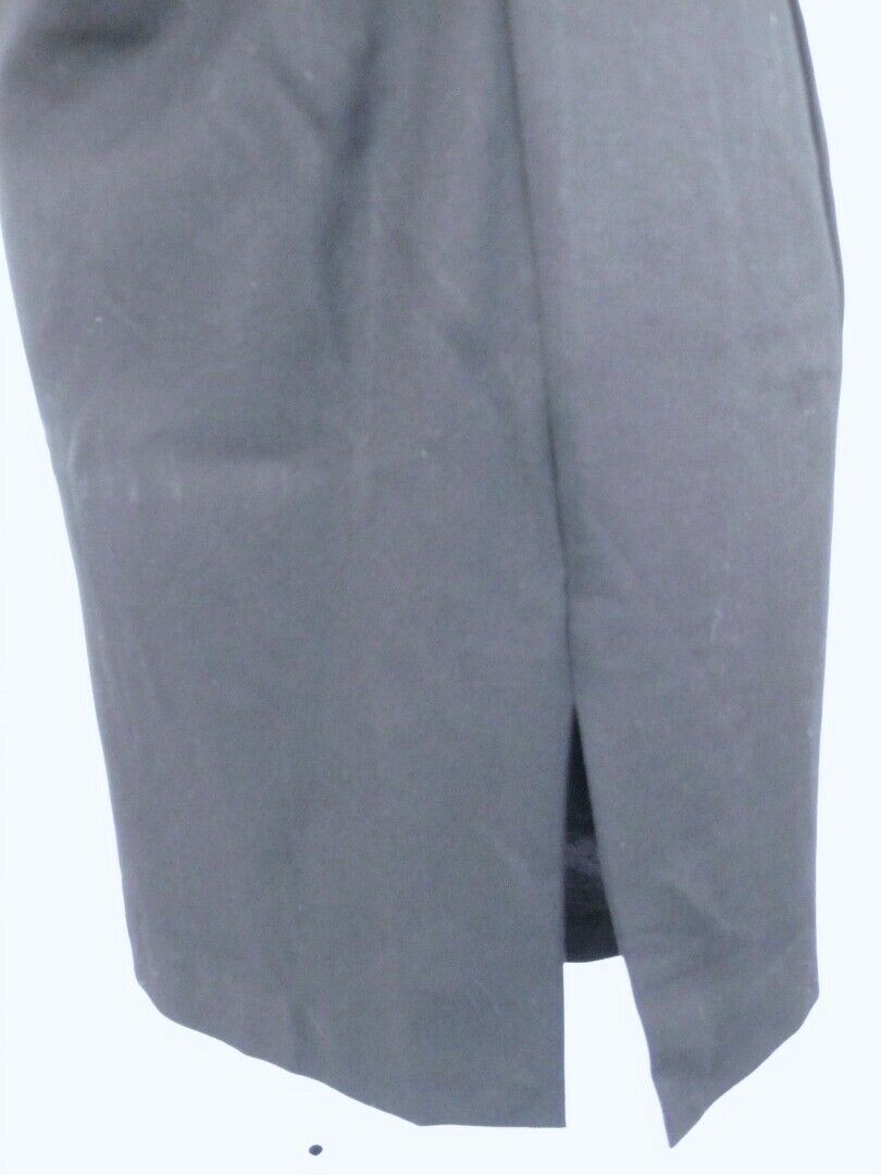 TRINA TURK Black Jersey Knit Gathered Waist 3/4 Sleeve Dress Sz 8 - Image 6