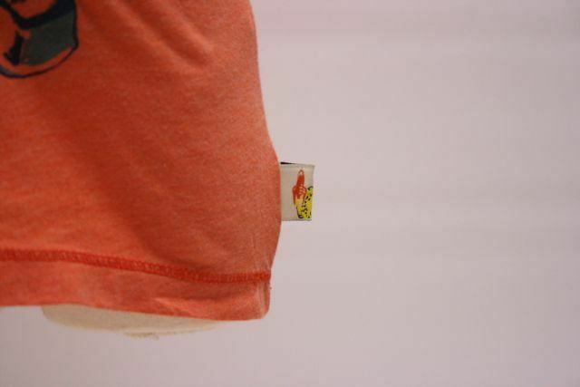 CHARLIE ROCKET NWT Boys 100% Cotton S/S Graphic T-shirt Orange Sz 9-12 - Image 7