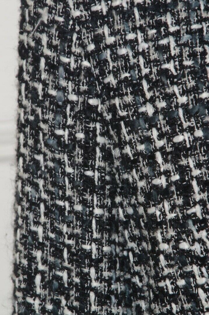 OUTFIT JPR Women's Black Gray White Boucle Blazer Jacket Sz 8 - Image 4