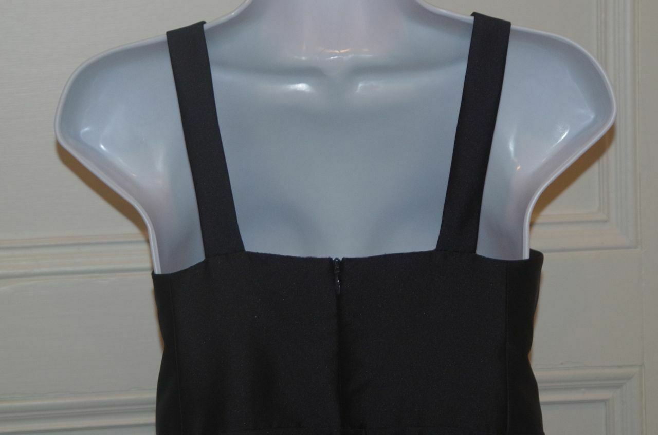REDUX CHARLES CHANG LIMA Black Bow Front Sleeveless Pencil Dress Sz 16 - Image 6