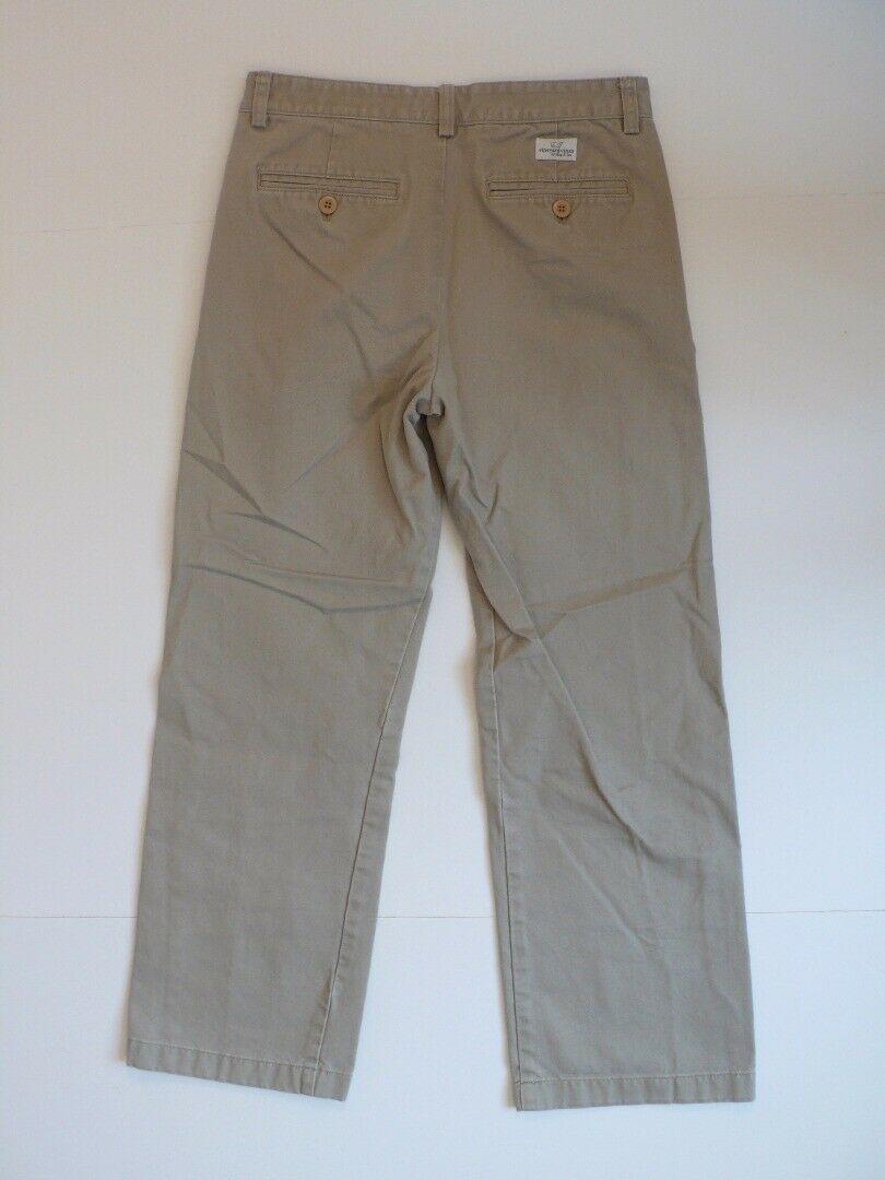 VINEYARD VINES Tan Flat Front Boys Cotton Chino Pant Sz 16 - Image 6