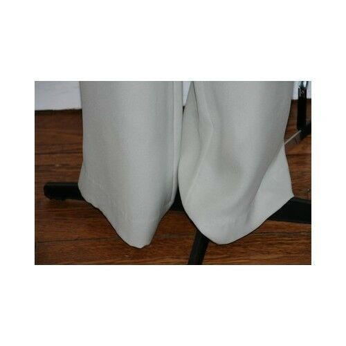 WORTH Glacier Green Silk Flat Front Women's Pant Sz 8 - Image 7