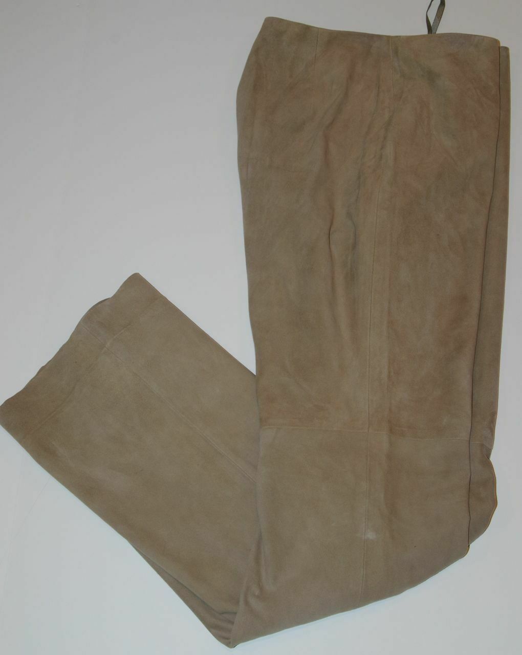 WORTH Women's Tan Leather Suede Pant SZ 6p