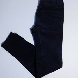 J MCLAUGHLIN Women's Navy Blue Brushed Cotton Strtch Corduroy 5 Pocket Pant Sz 2