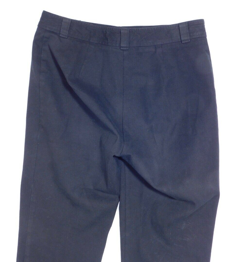 JENNE MAAG Women's Black Cotton Stretch Trousers Crop Pants Sz S/6 - Image 6