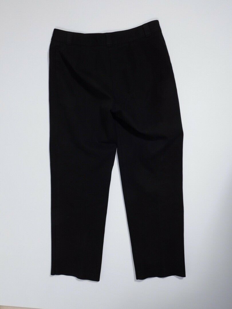JENNE MAAG Women's Black Cotton Stretch Trousers Crop Pants Sz S/6 - Image 7