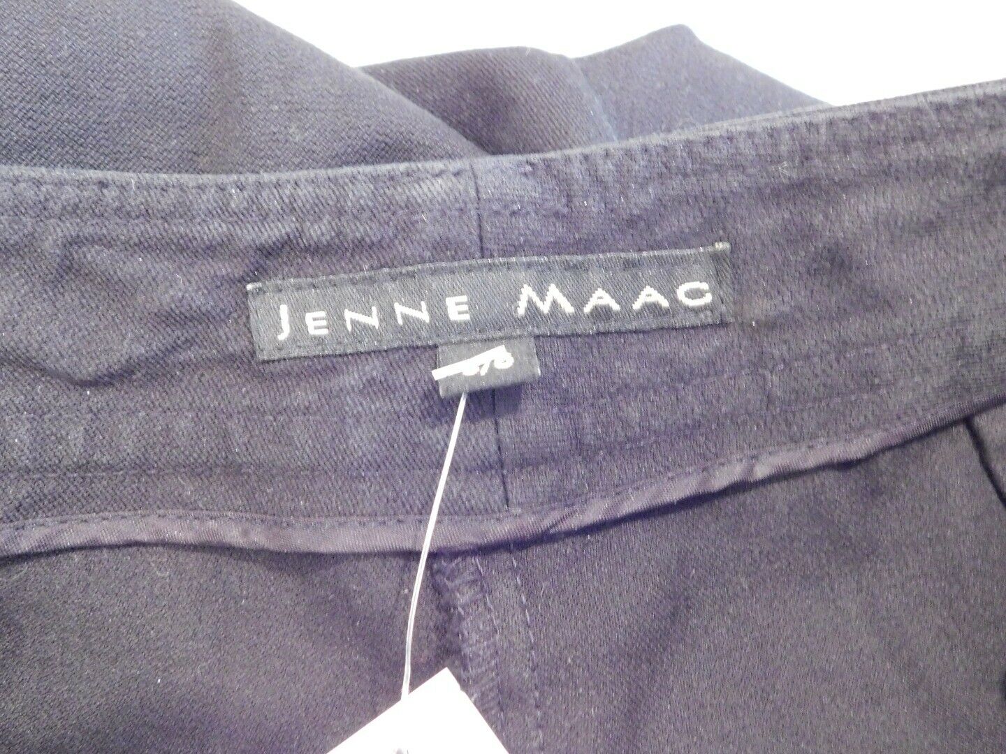 JENNE MAAG Women's Black Cotton Stretch Trousers Crop Pants Sz S/6 - Image 8