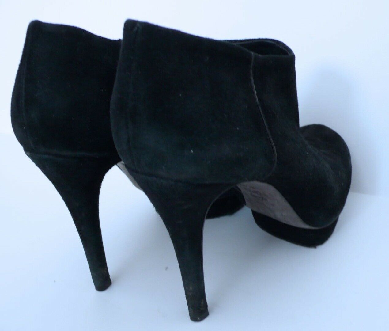 TORY BURCH Women's Black Suede "Cidnay" Platform Ankle Bootie Sz 8.5 - Image 11