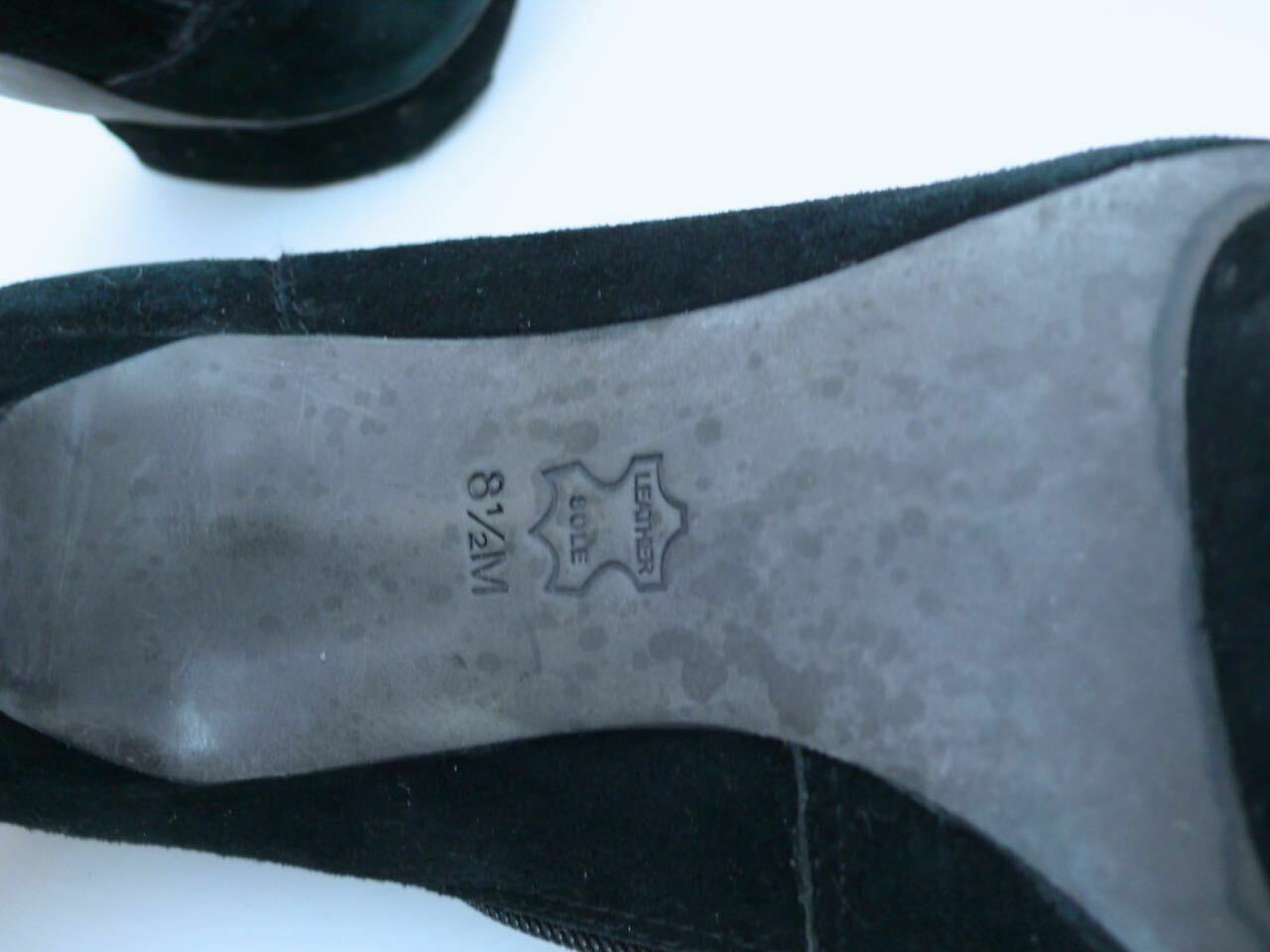 TORY BURCH Women's Black Suede "Cidnay" Platform Ankle Bootie Sz 8.5 - Image 12