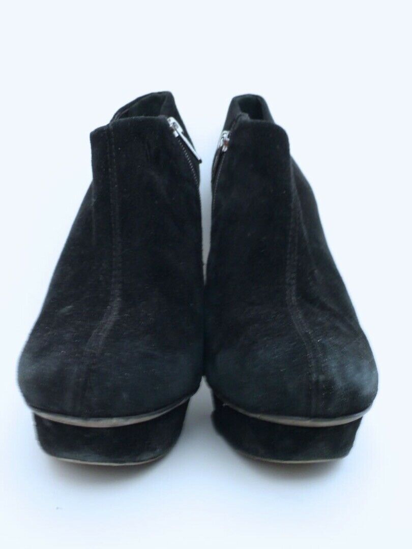 TORY BURCH Women's Black Suede "Cidnay" Platform Ankle Bootie Sz 8.5 - Image 8