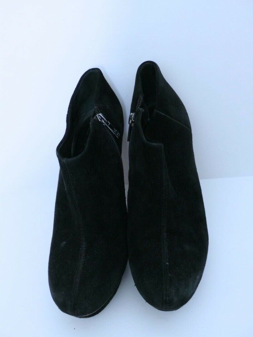 TORY BURCH Women's Black Suede "Cidnay" Platform Ankle Bootie Sz 8.5 - Image 9
