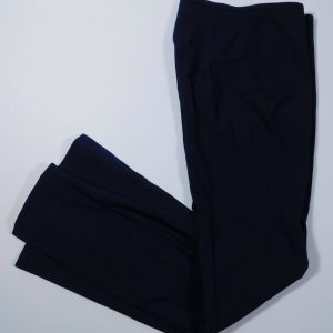 MICHAEL KORS COLLECTION Women's Navy Blue Wool Stretch Wide Leg Pant Sz 4