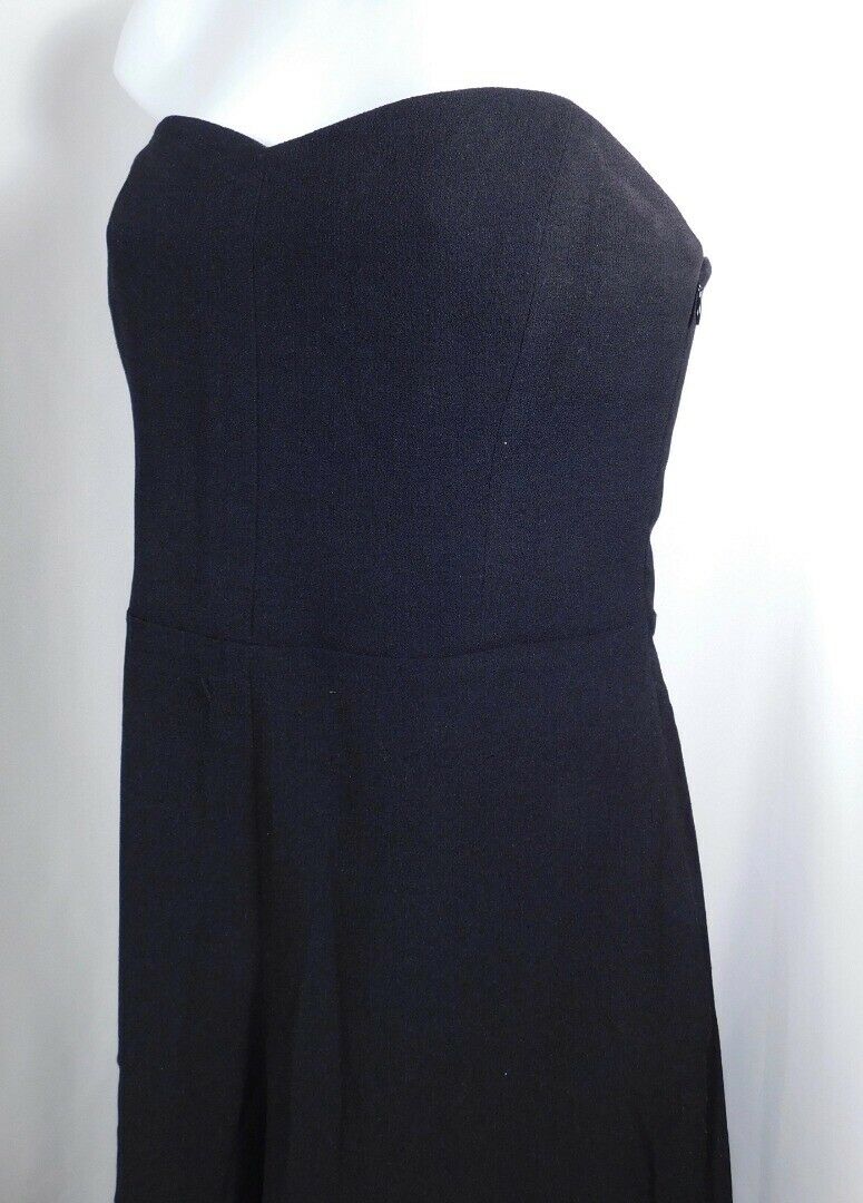 CLUB MONACO Women's Black Strapless "Daralis" Sweetheart Jumpsuit Sz 4 ($289) - Image 4