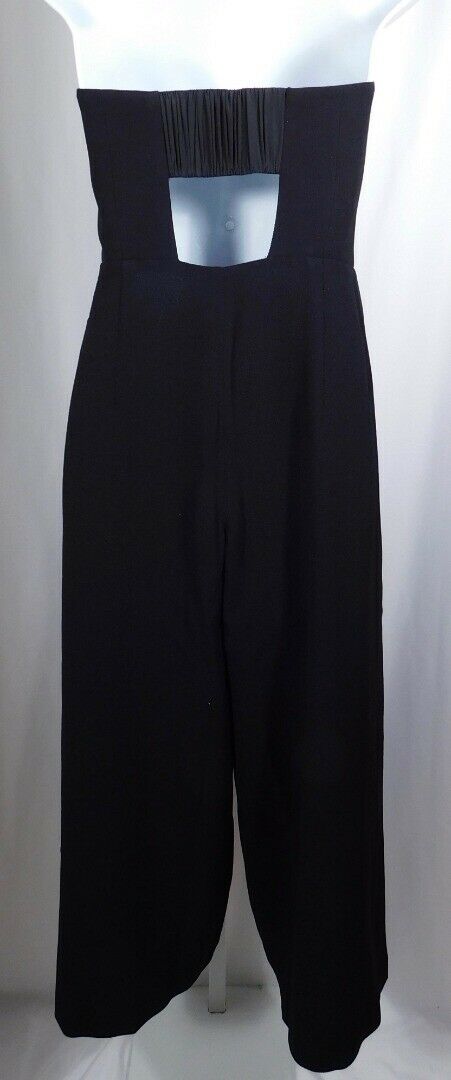 CLUB MONACO Women's Black Strapless "Daralis" Sweetheart Jumpsuit Sz 4 ($289) - Image 6