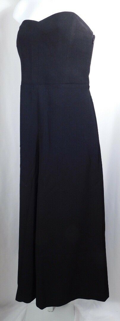 CLUB MONACO Women's Black Strapless "Daralis" Sweetheart Jumpsuit Sz 4 ($289)