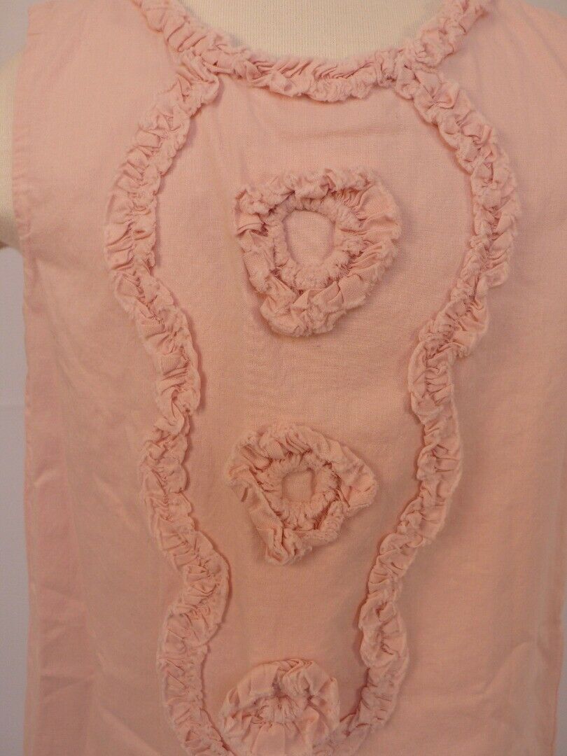 CREWCUTS Girls Petal Pink Sleeveless Cotton Dress Sz 4/5 - Image 4