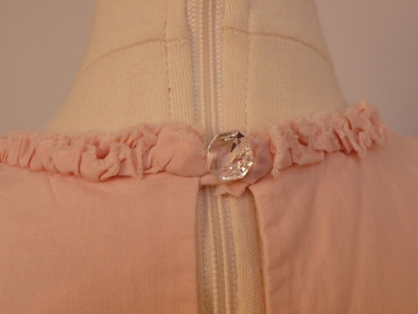 CREWCUTS Girls Petal Pink Sleeveless Cotton Dress Sz 4/5 - Image 6