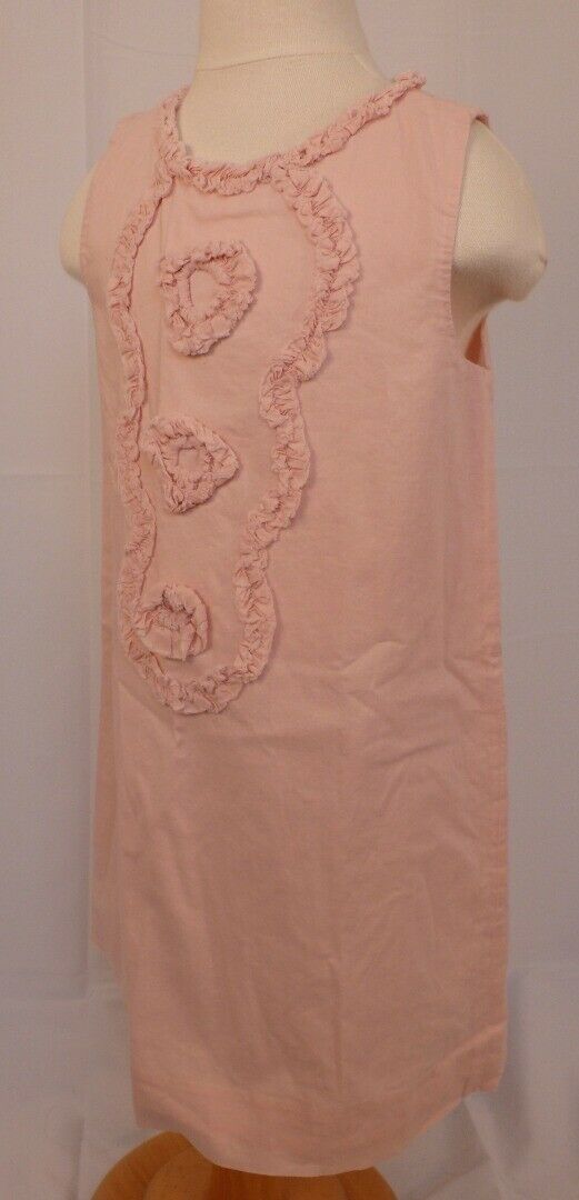 CREWCUTS Girls Petal Pink Sleeveless Cotton Dress Sz 4/5