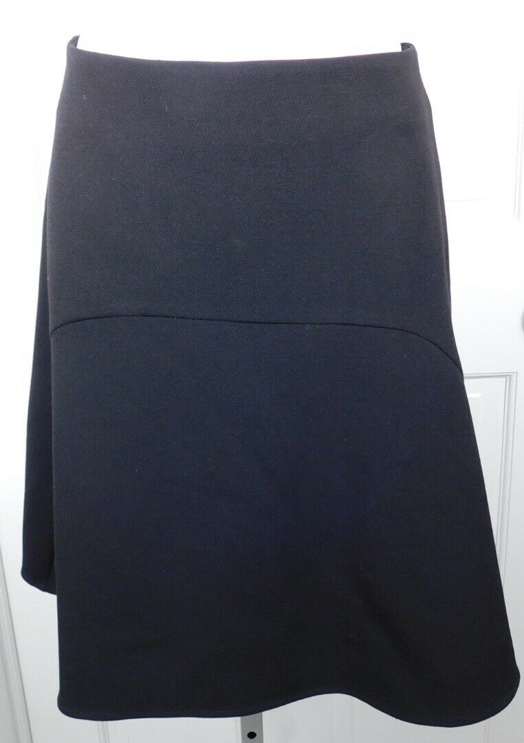 ELLIE KAI Women's Black A-Line Knit Skirt Sz 2 - Image 3