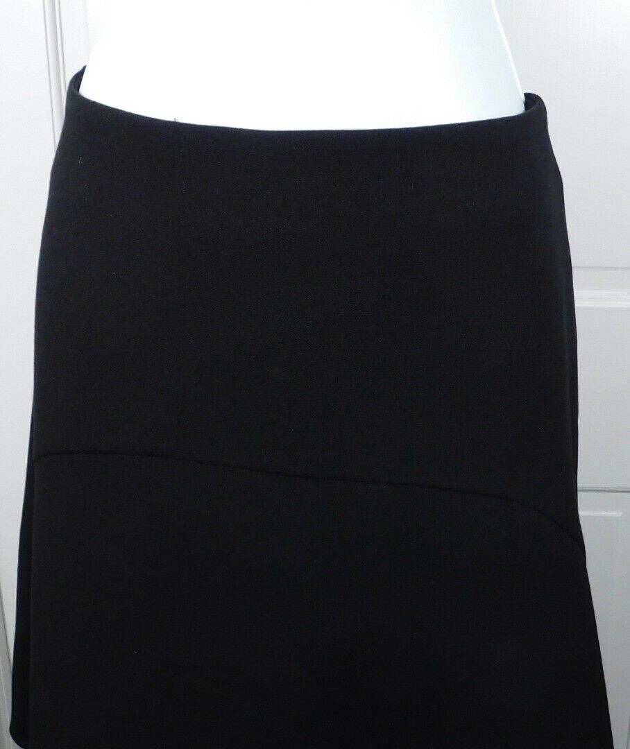 ELLIE KAI Women's Black A-Line Knit Skirt Sz 2 - Image 4