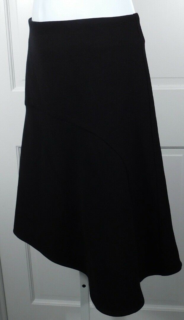 ELLIE KAI Women's Black A-Line Knit Skirt Sz 2