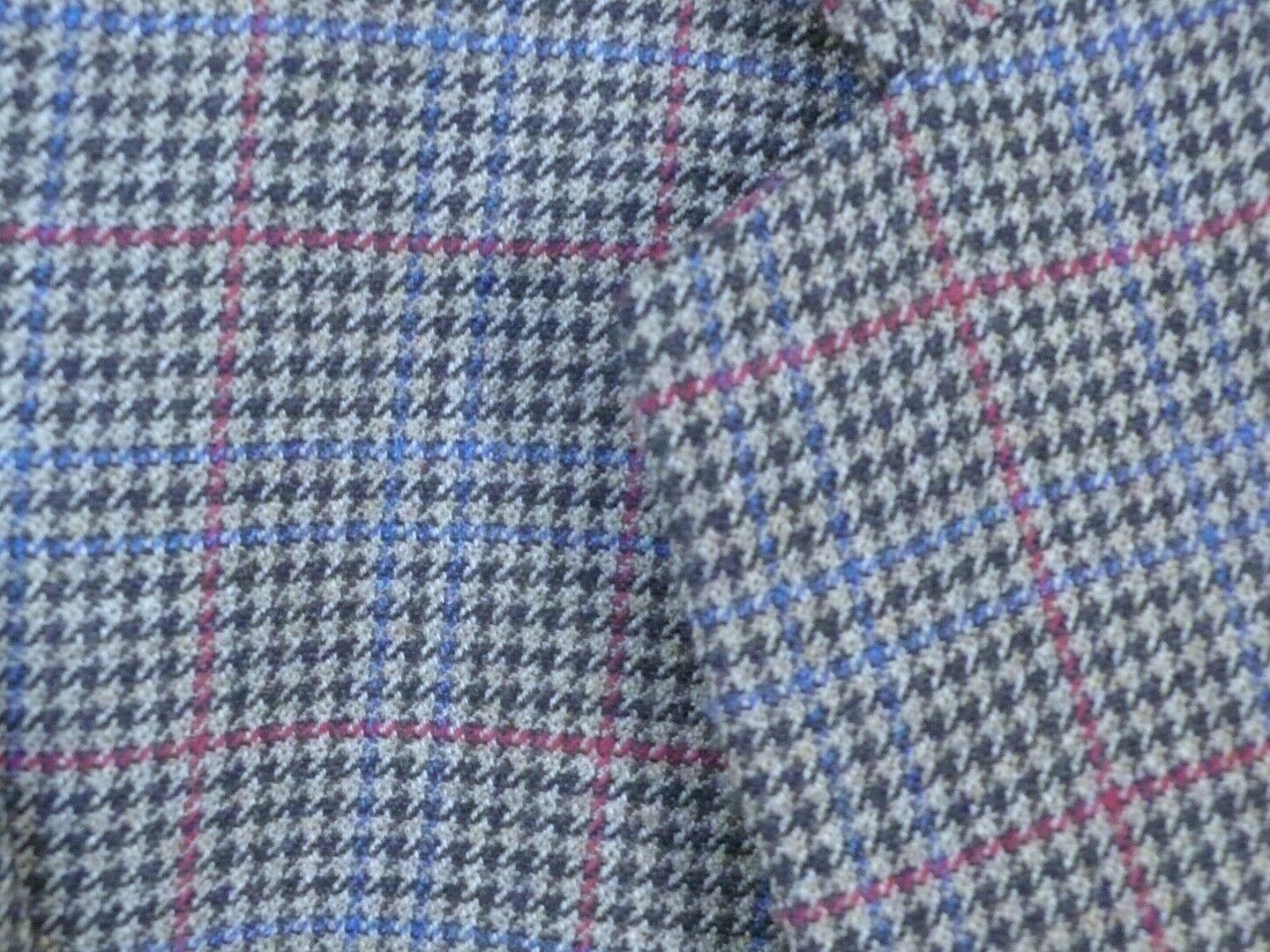 HICKEY FREEMAN Men's Brown Glen Plaid Wool 2 Button Sport Coat Blazer Sz 42L - Image 6