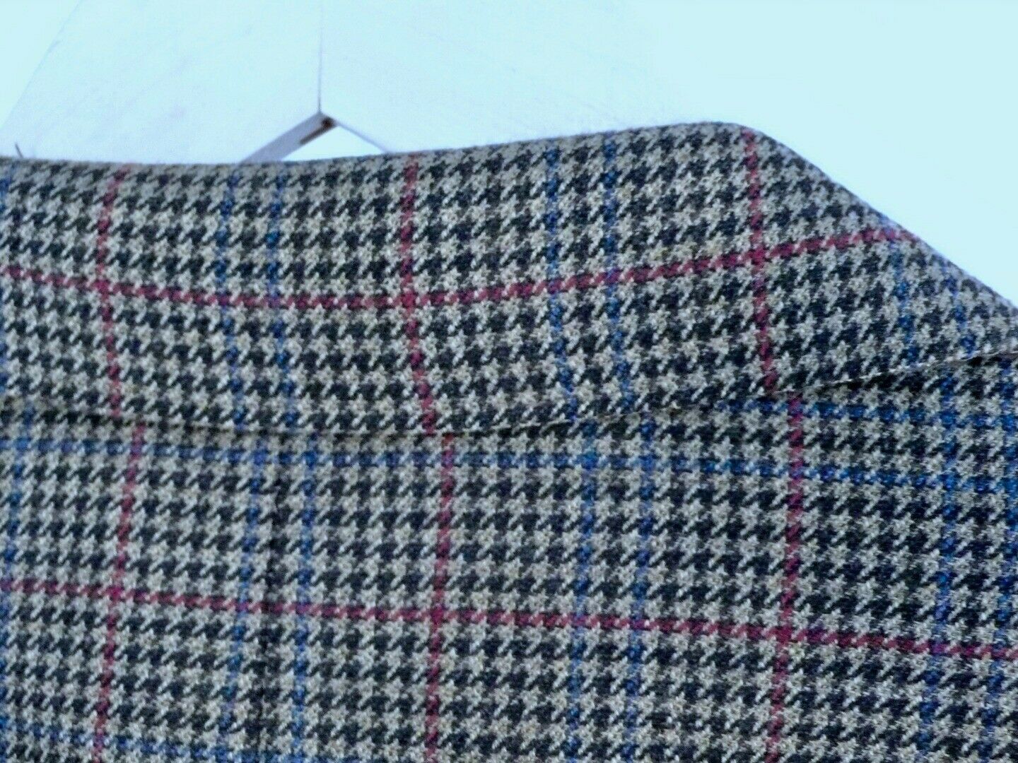 HICKEY FREEMAN Men's Brown Glen Plaid Wool 2 Button Sport Coat Blazer Sz 42L - Image 7
