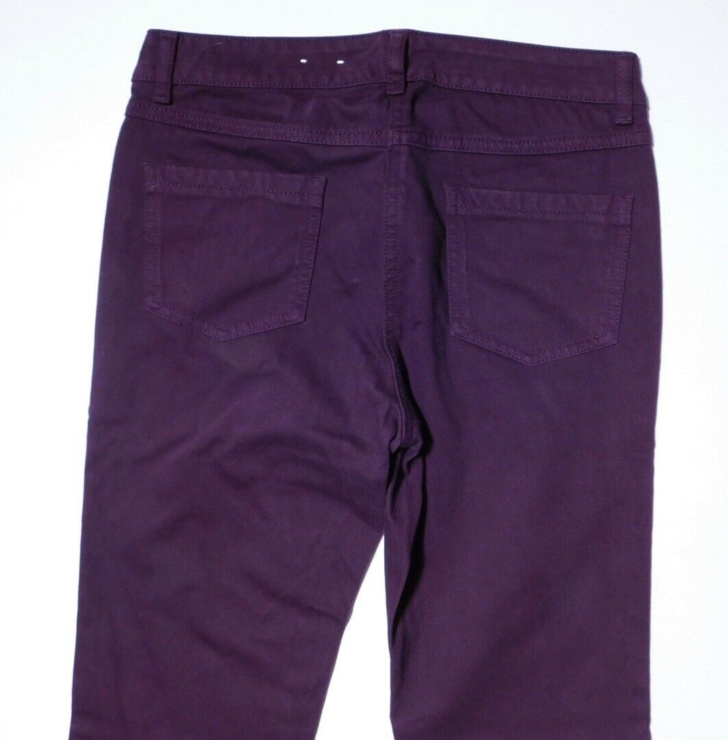 J MCLAUGHLIN Women's Plum Purple Cotton Stretch 5 Pocket Pant Jean Sz 2 - Image 6