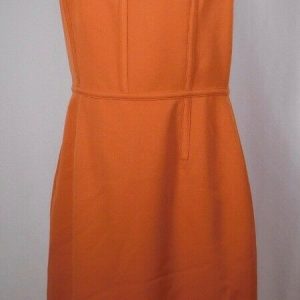 KIMORA LEE SIMMONS Women's Orange Sleeveless Shift Dress Sz 6